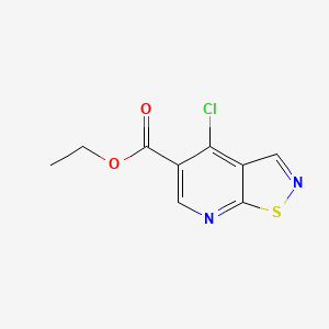 Ethyl 4-chloro-[1,2]thiazolo[5,4-b]pyridine-5-carboxylate