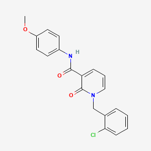 1-[(2-chlorophenyl)methyl]-N-(4-methoxyphenyl)-2-oxopyridine-3-carboxamide