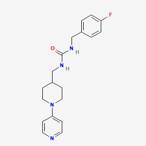 1-(4-Fluorobenzyl)-3-((1-(pyridin-4-yl)piperidin-4-yl)methyl)urea