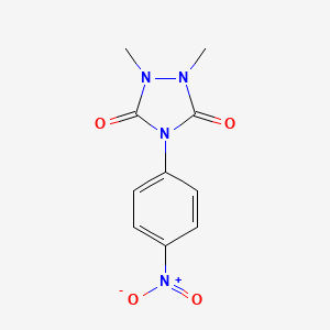 1,2-Dimethyl-4-(4-nitrophenyl)-1,2,4-triazolidine-3,5-dione