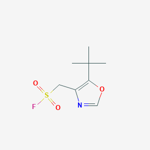 (5-Tert-butyl-1,3-oxazol-4-yl)methanesulfonyl fluoride