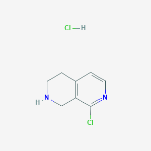 8-Chloro-1,2,3,4-tetrahydro-2,7-naphthyridine;hydrochloride
