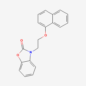 3-(2-(naphthalen-1-yloxy)ethyl)benzo[d]oxazol-2(3H)-one