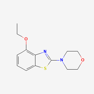 molecular formula C13H16N2O2S B2890341 4-(4-Ethoxybenzo[d]thiazol-2-yl)morpholine CAS No. 862977-06-8