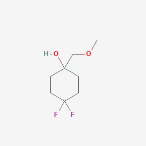 molecular formula C8H14F2O2 B2890398 4,4-二氟-1-(甲氧基甲基)环己醇 CAS No. 2001772-66-1