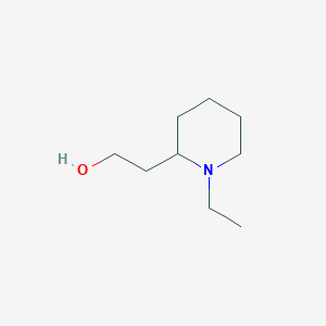 molecular formula C9H19NO B2890399 2-(1-乙基哌啶-2-基)乙醇 CAS No. 876488-02-7