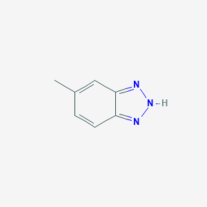 molecular formula C7H7N3 B028904 5-Methyl-1H-benzotriazole CAS No. 136-85-6