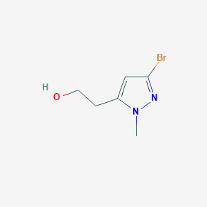 2-(3-bromo-1-methyl-1H-pyrazol-5-yl)ethan-1-ol