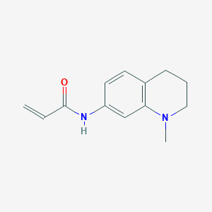 molecular formula C13H16N2O B2890471 N-(1-Methyl-1,2,3,4-tetrahydro-7-quinolinyl)acrylamide CAS No. 2286510-48-1