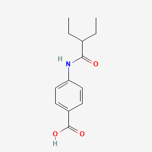 4-[(2-Ethylbutanoyl)amino]benzoic acid