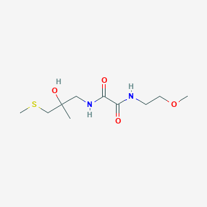 molecular formula C10H20N2O4S B2890550 N1-(2-hydroxy-2-methyl-3-(methylthio)propyl)-N2-(2-methoxyethyl)oxalamide CAS No. 1396812-29-5
