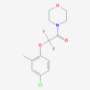 2-(4-Chloro-2-methylphenoxy)-2,2-difluoro-1-morpholino-1-ethanone