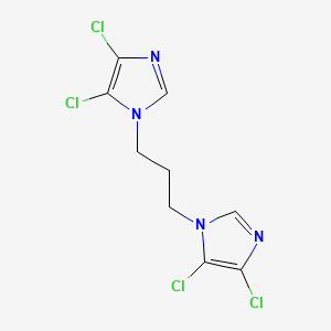 4,5-dichloro-1-[3-(4,5-dichloro-1H-imidazol-1-yl)propyl]-1H-imidazole