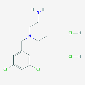N'-[(3,5-Dichlorophenyl)methyl]-N'-ethylethane-1,2-diamine;dihydrochloride