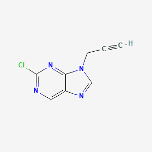 2-chloro-9-(prop-2-yn-1-yl)-9H-purine