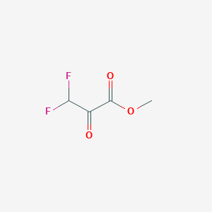 molecular formula C4H4F2O3 B2890618 Methyl 3,3-difluoro-2-oxopropanoate CAS No. 139704-68-0
