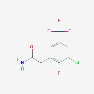 2-[3-Chloro-2-fluoro-5-(trifluoromethyl)phenyl]acetamide