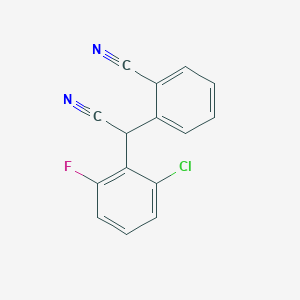 2-[(2-Chloro-6-fluorophenyl)(cyano)methyl]benzenecarbonitrile