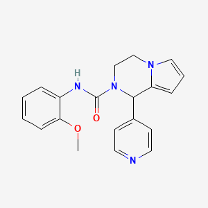 N-(2-methoxyphenyl)-1-(pyridin-4-yl)-3,4-dihydropyrrolo[1,2-a]pyrazine-2(1H)-carboxamide