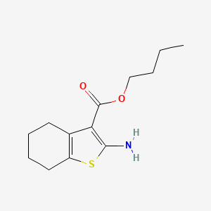 Butyl 2-amino-4,5,6,7-tetrahydro-1-benzothiophene-3-carboxylate