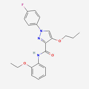N-(2-ethoxyphenyl)-1-(4-fluorophenyl)-4-propoxy-1H-pyrazole-3-carboxamide