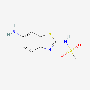 N-(6-amino-1,3-benzothiazol-2-yl)methanesulfonamide