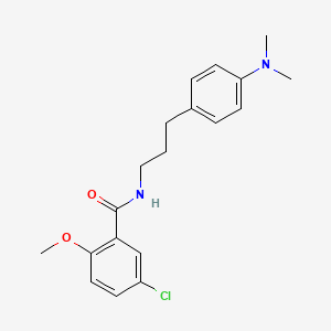 5-chloro-N-(3-(4-(dimethylamino)phenyl)propyl)-2-methoxybenzamide