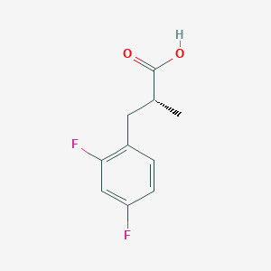 (2R)-3-(2,4-Difluorophenyl)-2-methylpropanoic acid