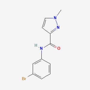 N-(3-bromophenyl)-1-methyl-1H-pyrazole-3-carboxamide