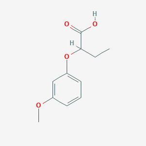 molecular formula C11H14O4 B2890954 2-(3-Methoxyphenoxy)butanoic acid CAS No. 869944-67-2