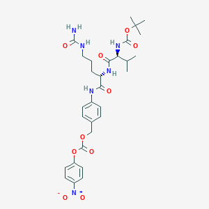 molecular formula C30H40N6O10 B2890973 Boc-Val-Cit-PAB-PNP 