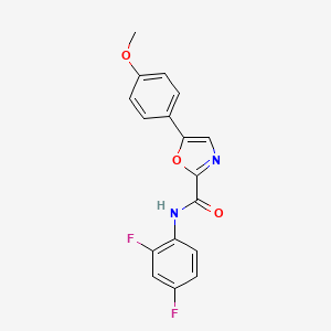 N-(2,4-difluorophenyl)-5-(4-methoxyphenyl)oxazole-2-carboxamide