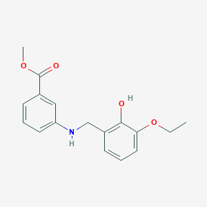 Methyl 3-[(3-ethoxy-2-hydroxybenzyl)amino]benzoate
