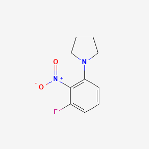 1-(3-Fluoro-2-nitrophenyl)pyrrolidine