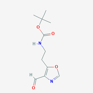 Tert-butyl (2-(4-formyloxazol-5-YL)ethyl)carbamate