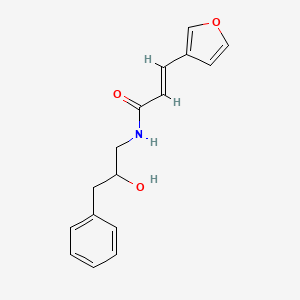 (E)-3-(furan-3-yl)-N-(2-hydroxy-3-phenylpropyl)acrylamide