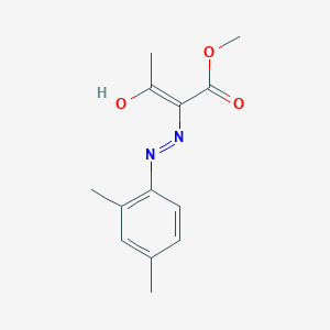 molecular formula C13H16N2O3 B2891311 methyl (2Z)-2-[2-(2,4-dimethylphenyl)hydrazin-1-ylidene]-3-oxobutanoate CAS No. 339018-14-3