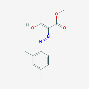 methyl (2Z)-2-[2-(2,4-dimethylphenyl)hydrazin-1-ylidene]-3-oxobutanoate