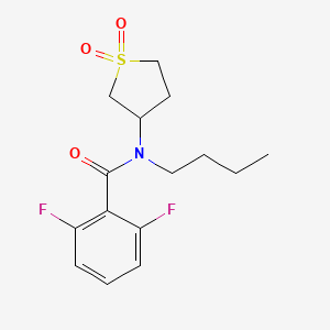 N-butyl-N-(1,1-dioxidotetrahydrothiophen-3-yl)-2,6-difluorobenzamide