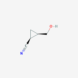(1S,2R)-2-(Hydroxymethyl)cyclopropane-1-carbonitrile