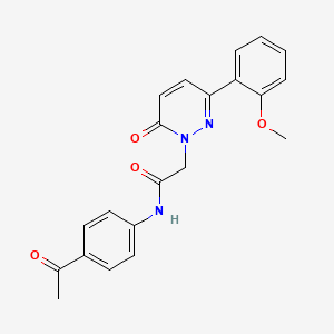 N-(4-acetylphenyl)-2-[3-(2-methoxyphenyl)-6-oxopyridazin-1-yl]acetamide