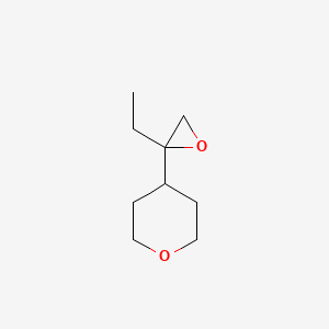 molecular formula C9H16O2 B2891365 4-(2-Ethyloxiran-2-yl)oxane CAS No. 2248377-97-9