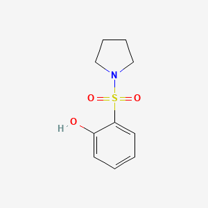 molecular formula C10H13NO3S B2891372 2-(Pyrrolidine-1-sulfonyl)phenol CAS No. 852951-49-6