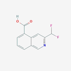 3-(Difluoromethyl)isoquinoline-5-carboxylic acid