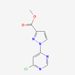 methyl 1-(6-chloropyrimidin-4-yl)-1H-pyrazole-3-carboxylate