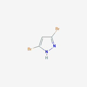 molecular formula C3H2Br2N2 B2891557 3,5-dibromo-1H-pyrazole CAS No. 67460-86-0
