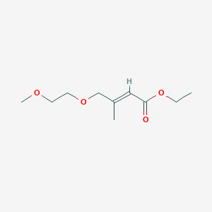molecular formula C10H18O4 B2891566 Ethyl 4-(2-methoxyethoxy)-3-methylbut-2-enoate CAS No. 1909358-82-2
