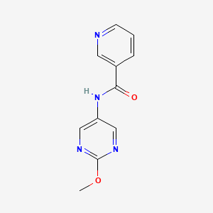 molecular formula C11H10N4O2 B2891585 N-(2-methoxypyrimidin-5-yl)pyridine-3-carboxamide CAS No. 1396759-89-9