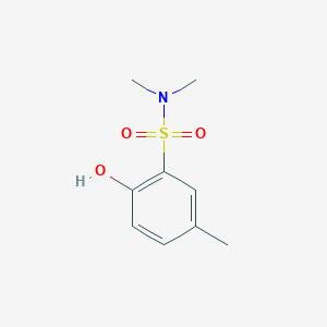 2-hydroxy-N,N,5-trimethylbenzene-1-sulfonamide