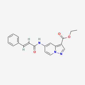 Ethyl 5-cinnamamidopyrazolo[1,5-a]pyridine-3-carboxylate